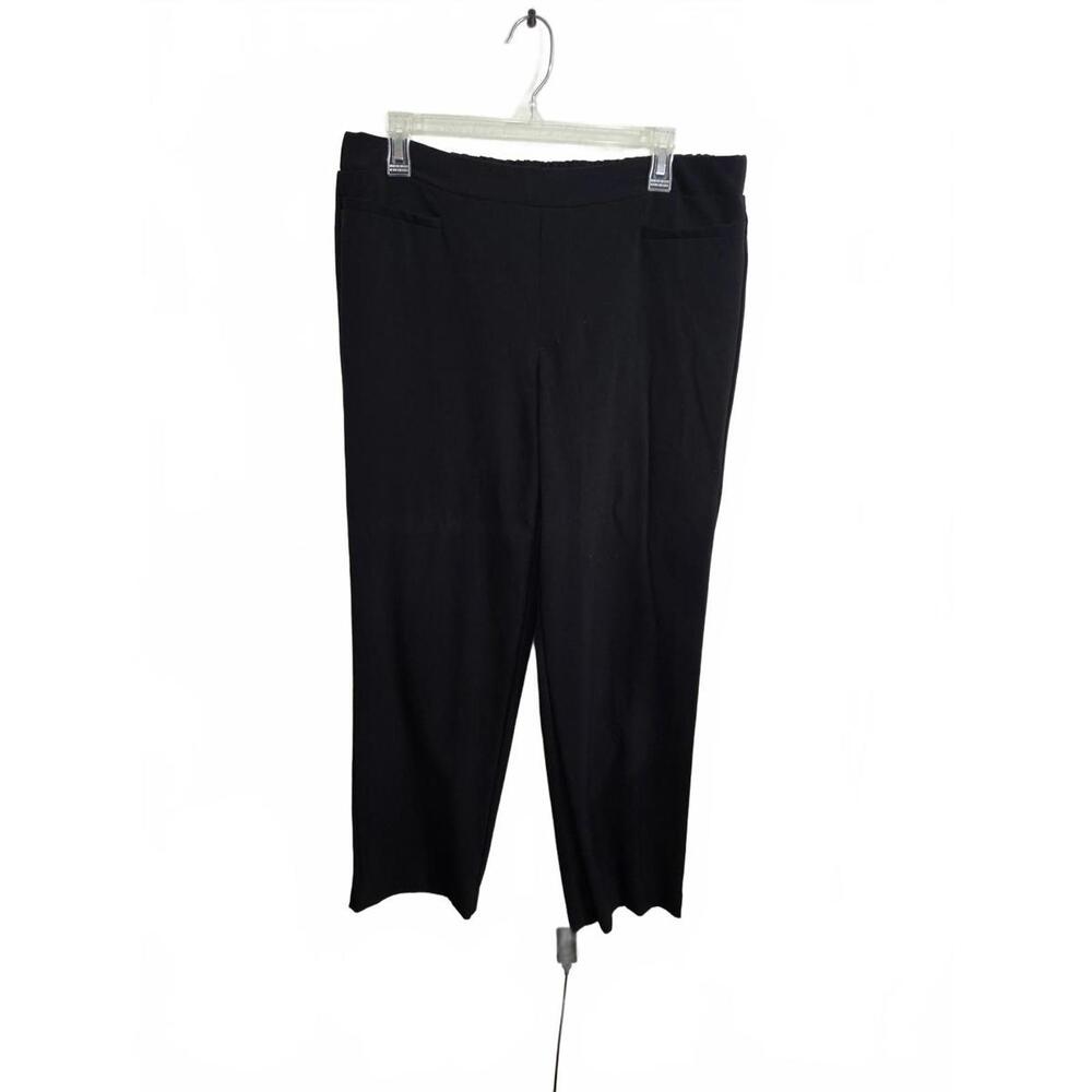 Time and Tru Women's Black Casual Pants Petite Size L (12-14) - Picture 1 of 4